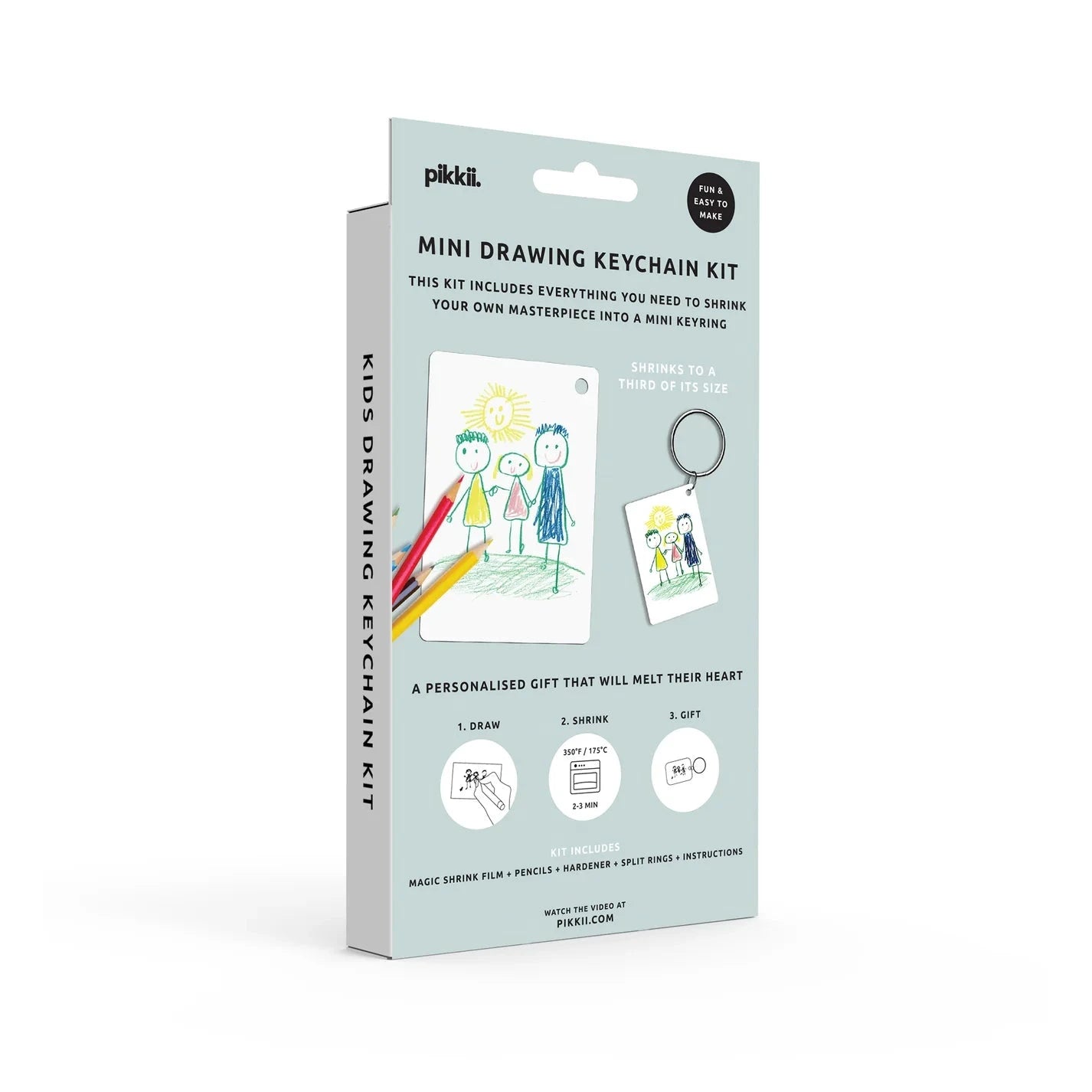 Drawing Shrink Keyring kit - Third Drawer Down