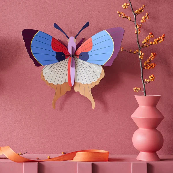 Wall Art - Plum Fringe Butterfly x Studio Roof - Third Drawer Down