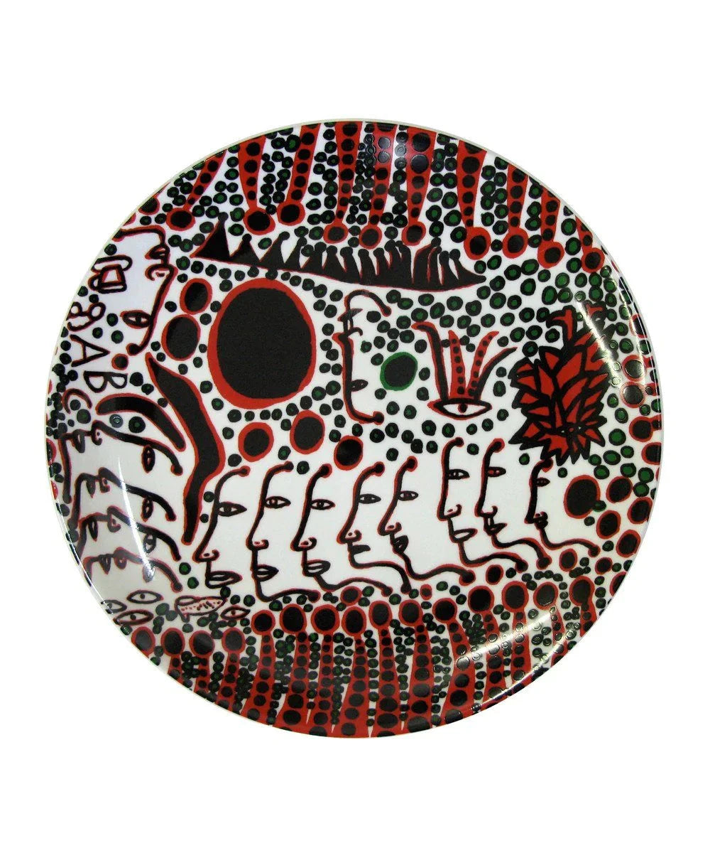 Women Wait For Love, But Men Always Walk Away Ceramic Plate x Yayoi Kusama - Third Drawer Down
