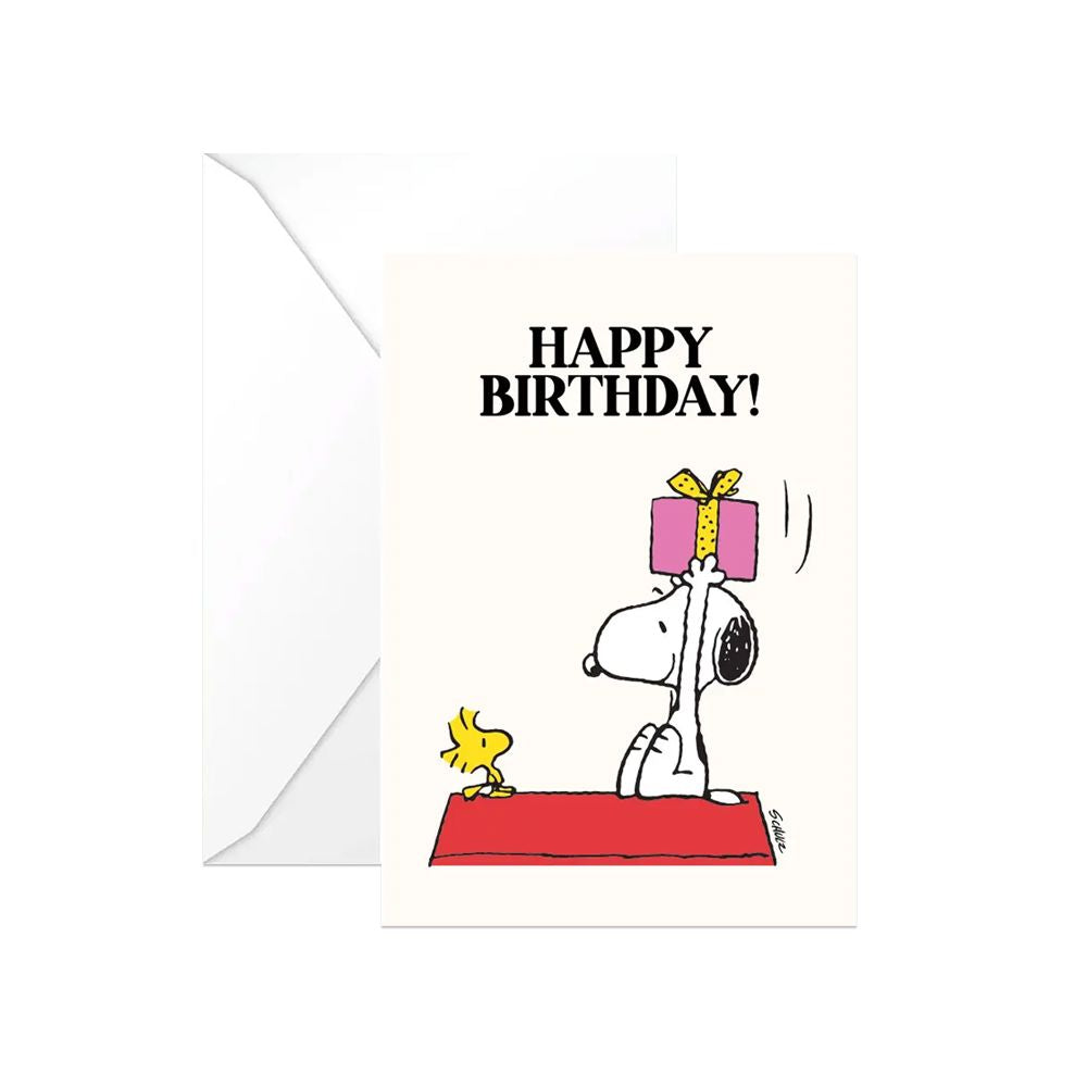 'Happy Birthday' Snoopy Card - Third Drawer Down