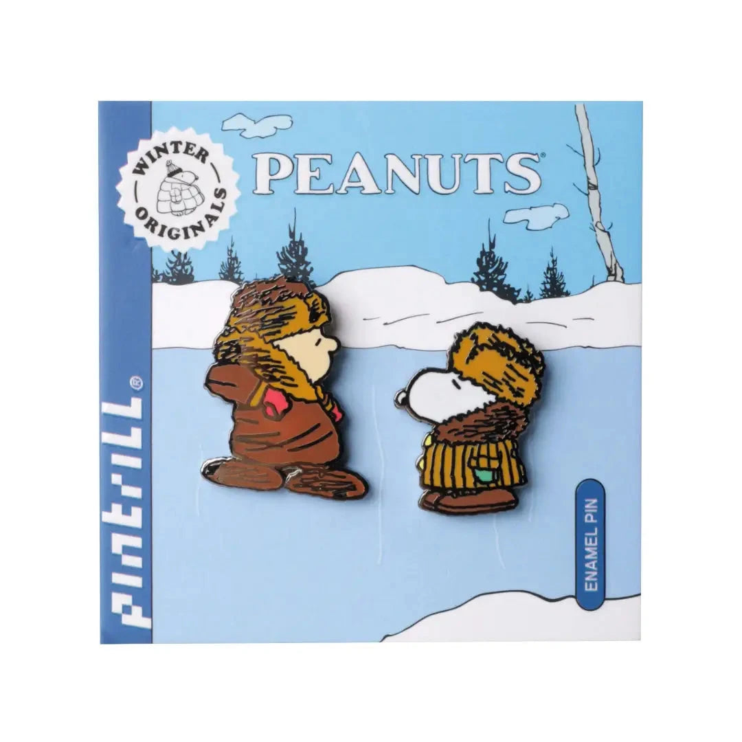 Snoopy & Charlie Brown Coat Pin Set Pin Pintrill