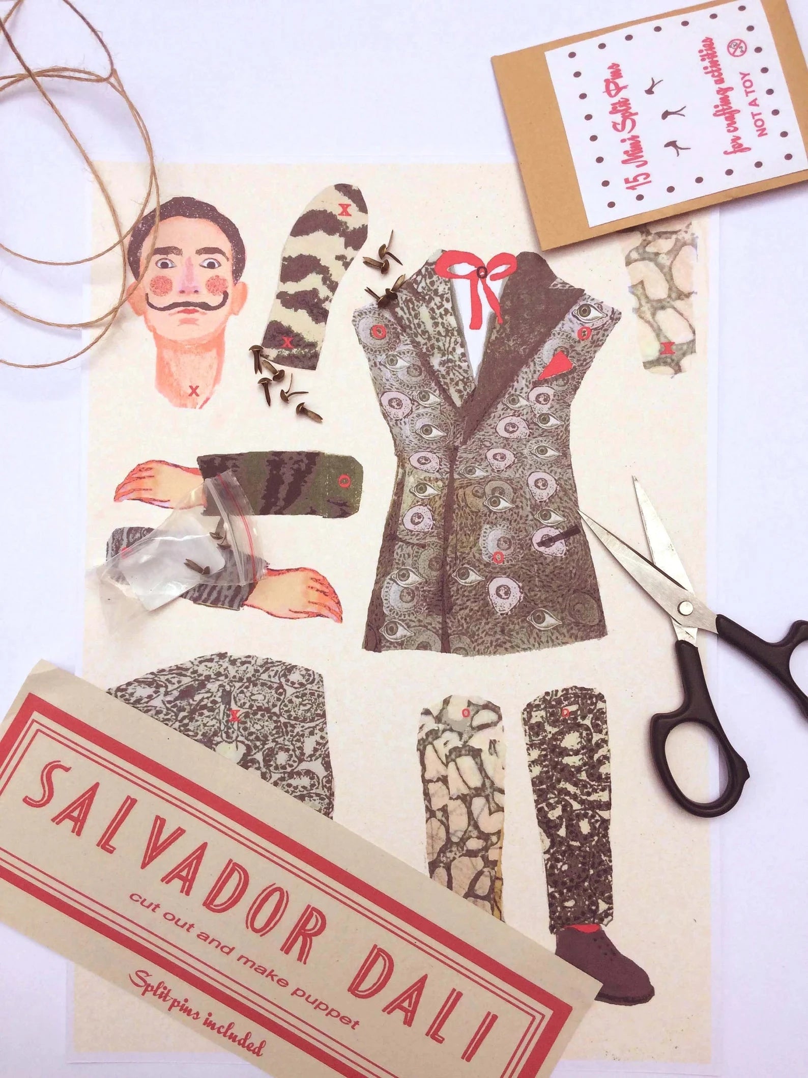 Salvador Dali Cut and Make Puppet - Third Drawer Down