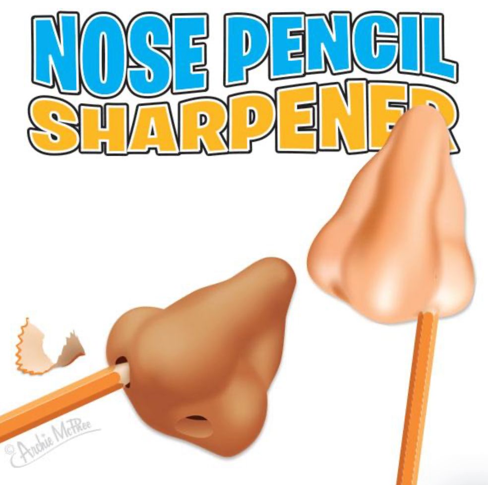 Nose Pencil Sharpener Stationery William Valentine Collection