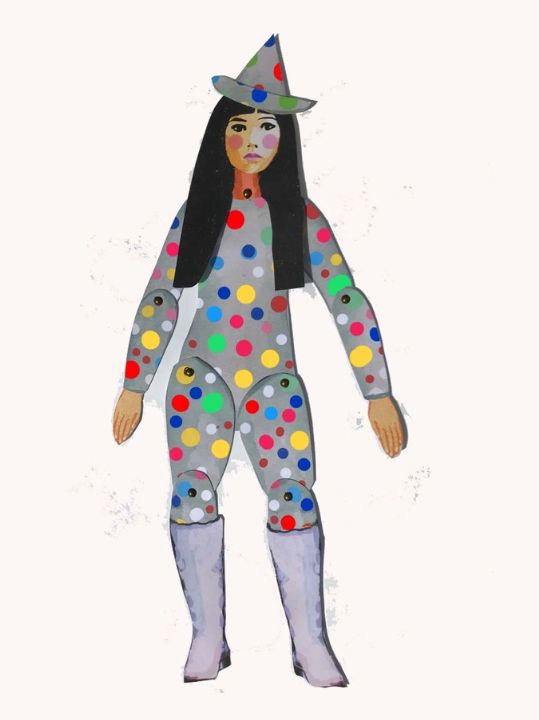 Yayoi Kusama Cut Out Make Puppet - Third Drawer Down