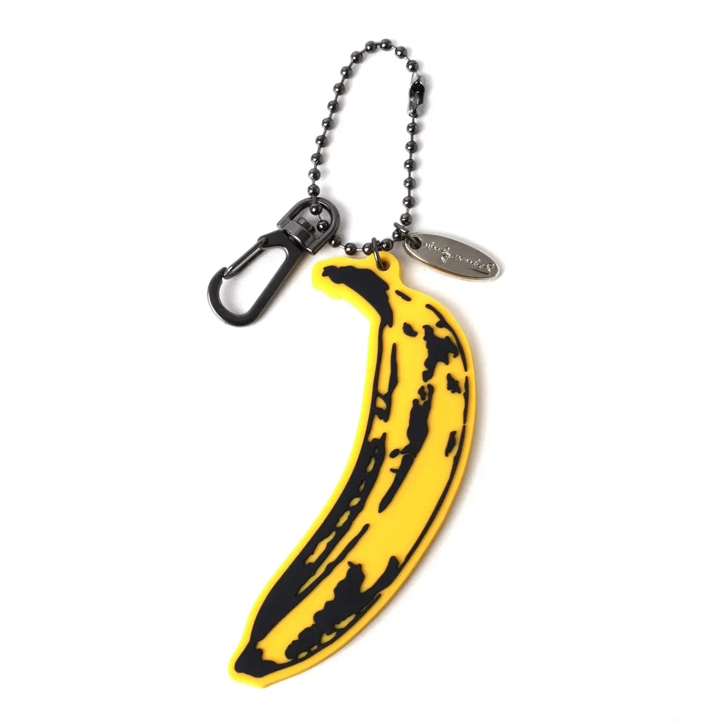 Warhol Banana Bag Charm Keyring Pintrill