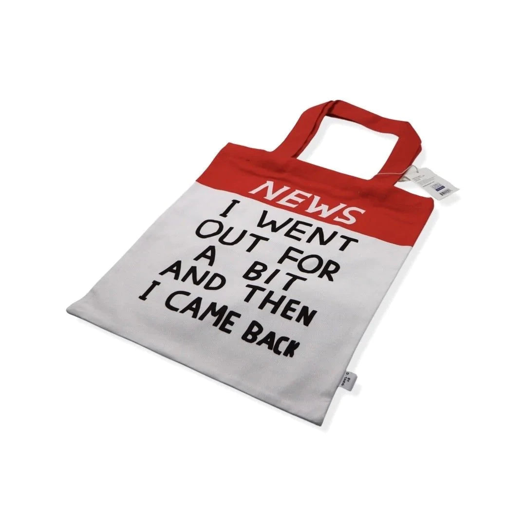 I Went Out For A Bit Tote Bag x David Shrigley - Third Drawer Down