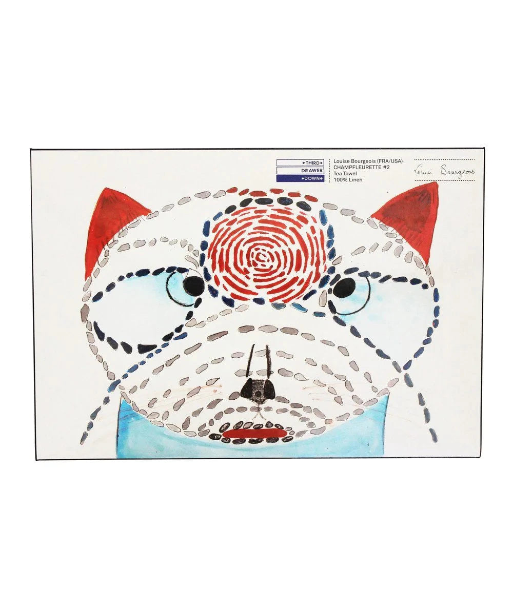 Champfleurette #2 Tea Towel x Louise Bourgeois - Third Drawer Down