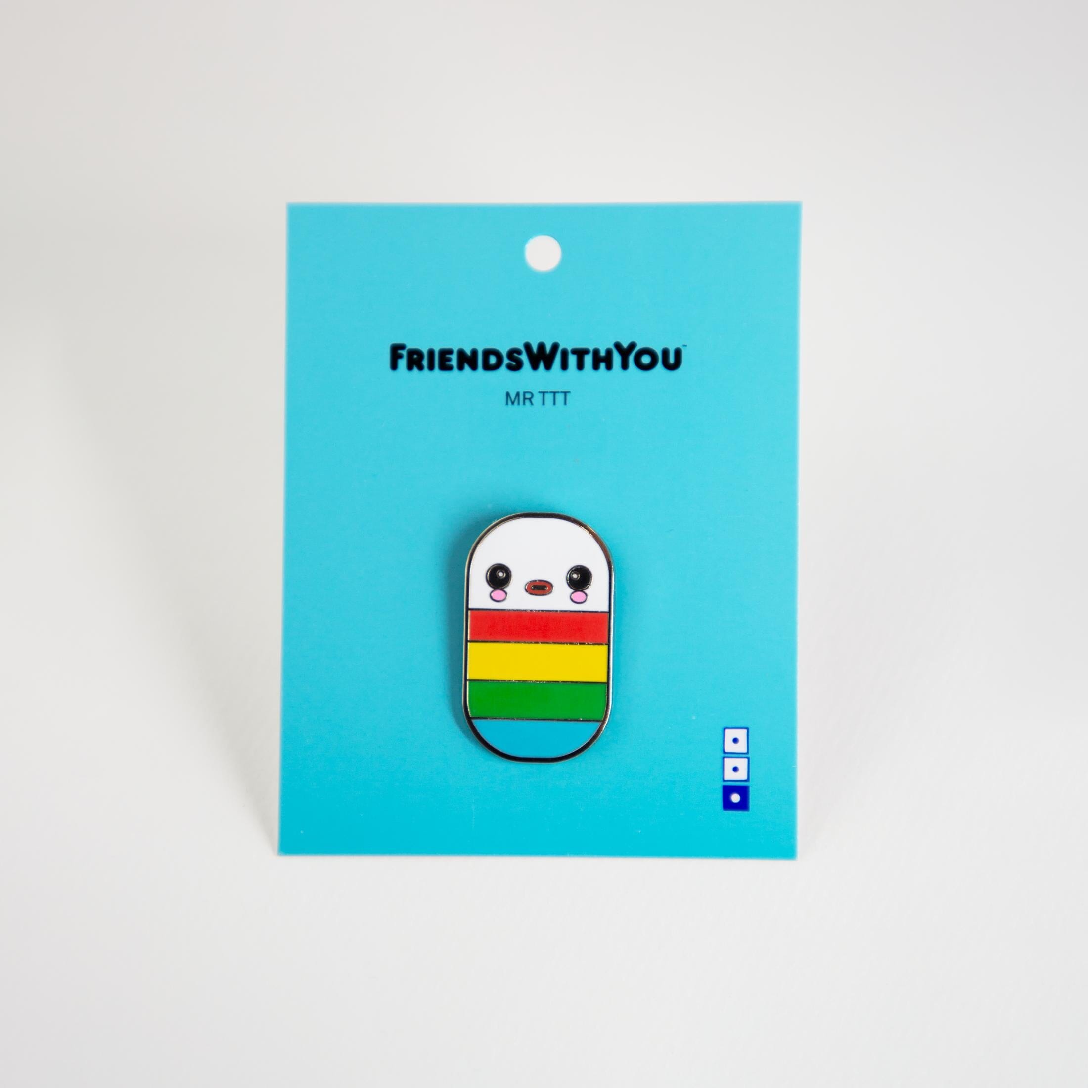 Mr TTT Enamel Pin x FriendsWithYou - Third Drawer Down