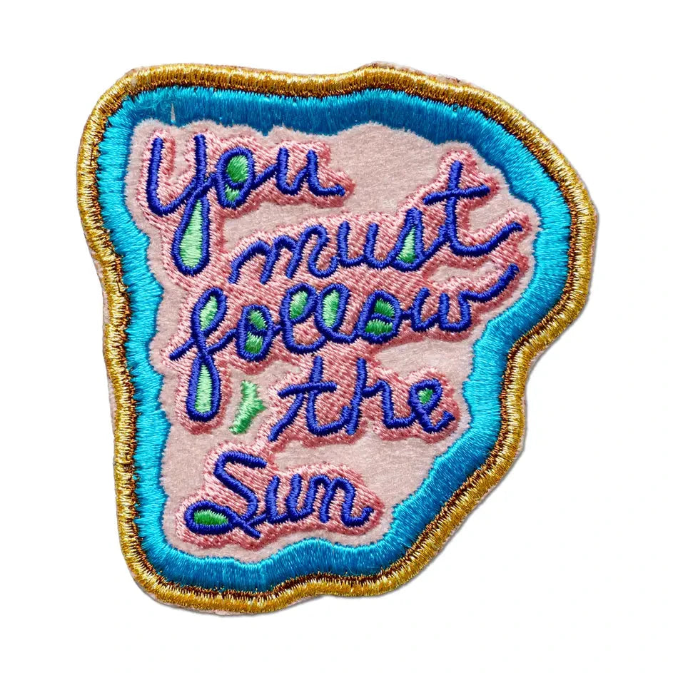 You Must Follow the Sun Iron-On Patch x Apply Stickers - Third Drawer Down