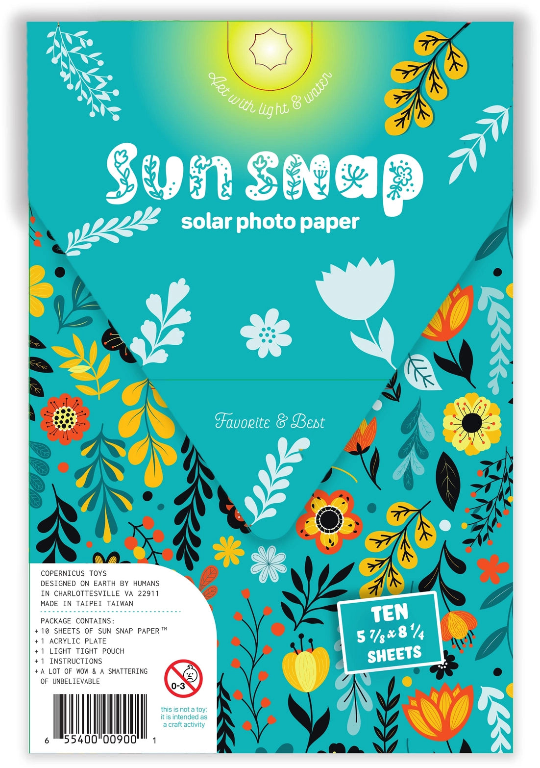 Sun Snap Photo Paper: Cyanotype Sun Print Kit - Third Drawer Down