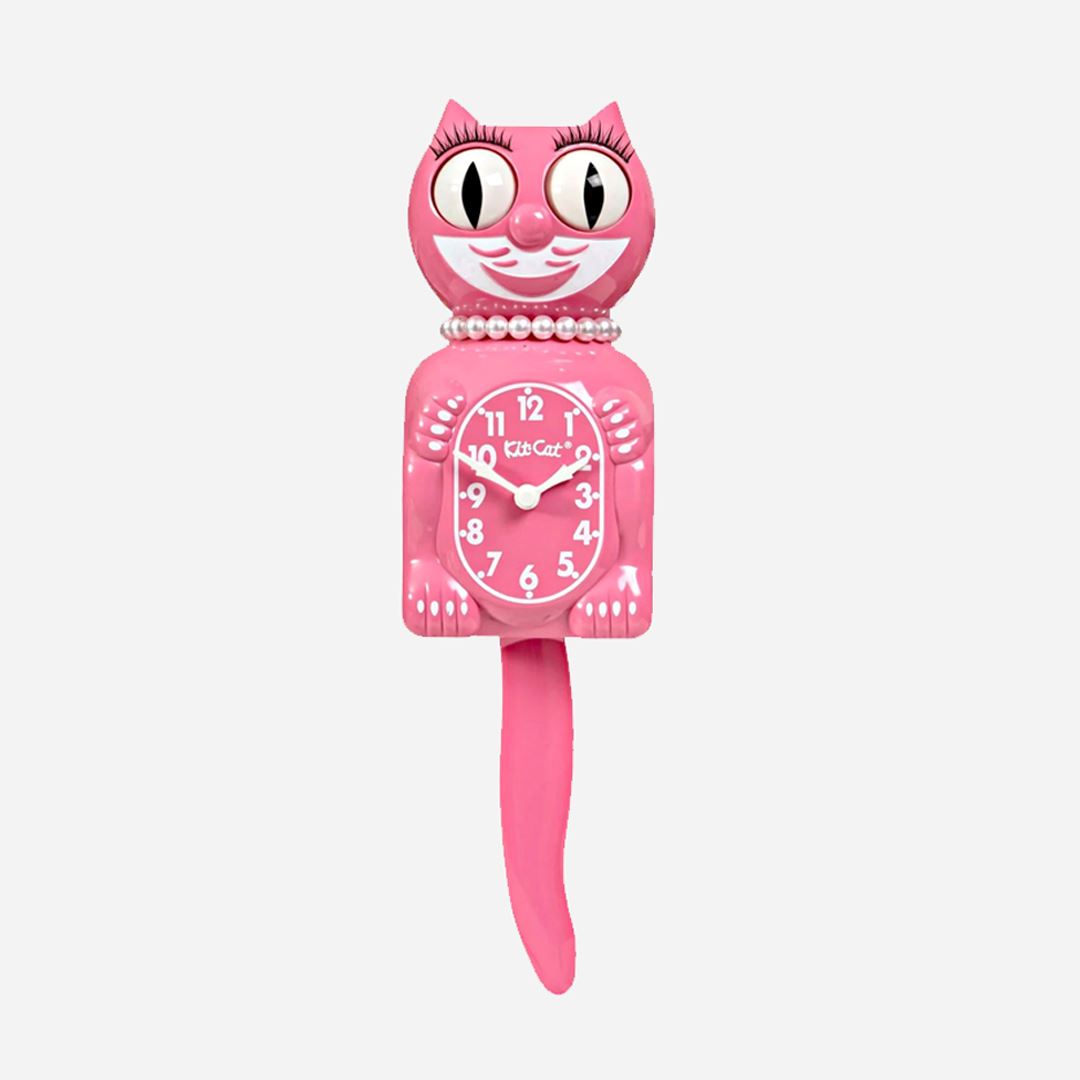 Miss Kitty Cat Klock - Pink Satin Technology Kit-Cat Klock 