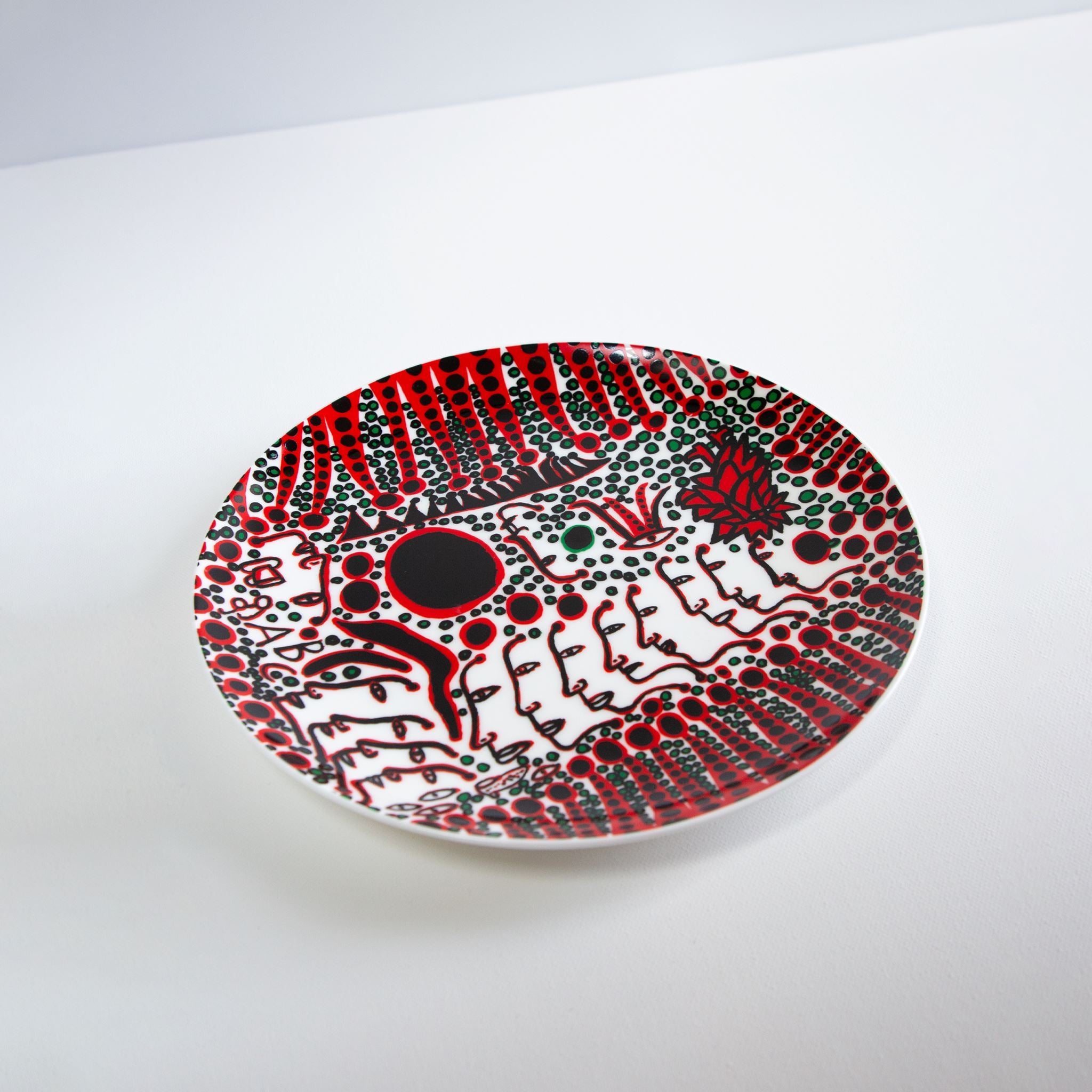 Women Wait For Love, But Men Always Walk Away Ceramic Plate x Yayoi Kusama - Third Drawer Down