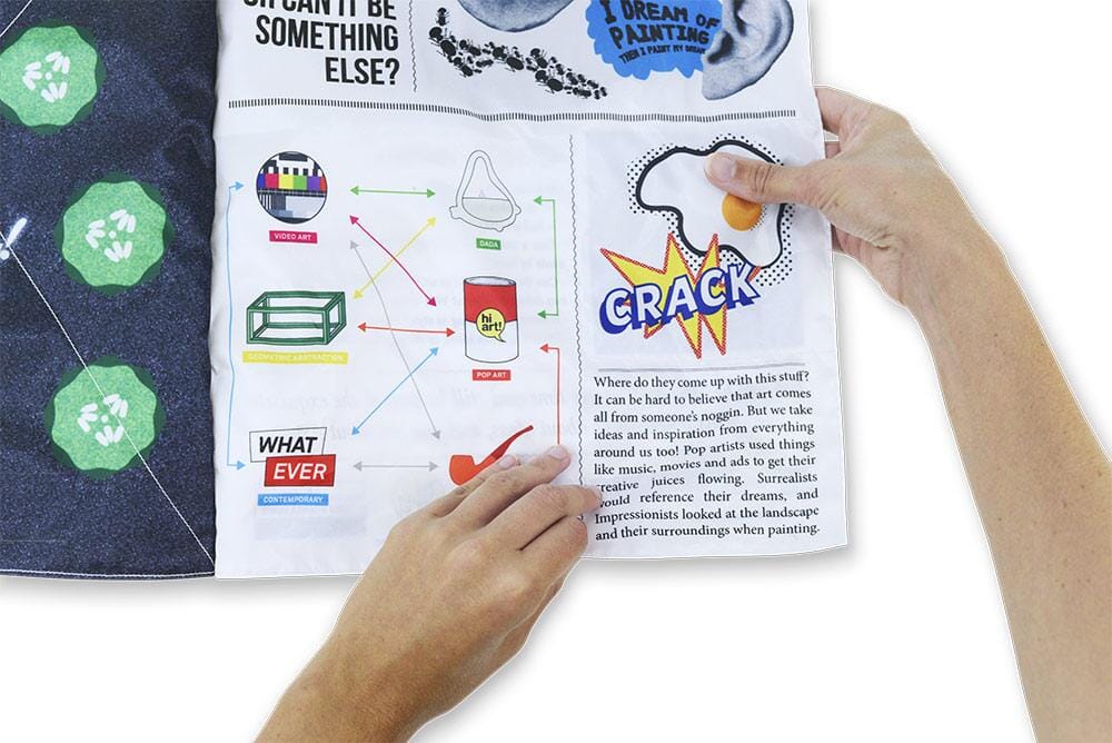 Fabric Toy Newspaper x Hi Art! - Third Drawer Down