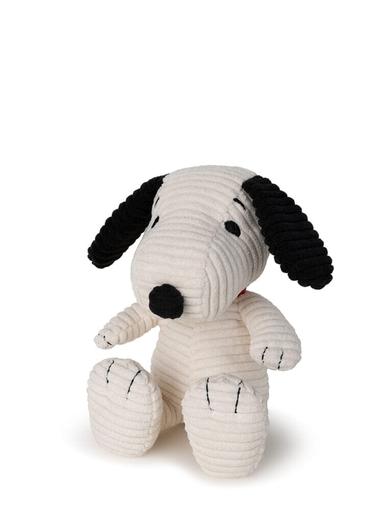 Corduroy Sitting Snoopy - Cream Toys Bon Ton Toys