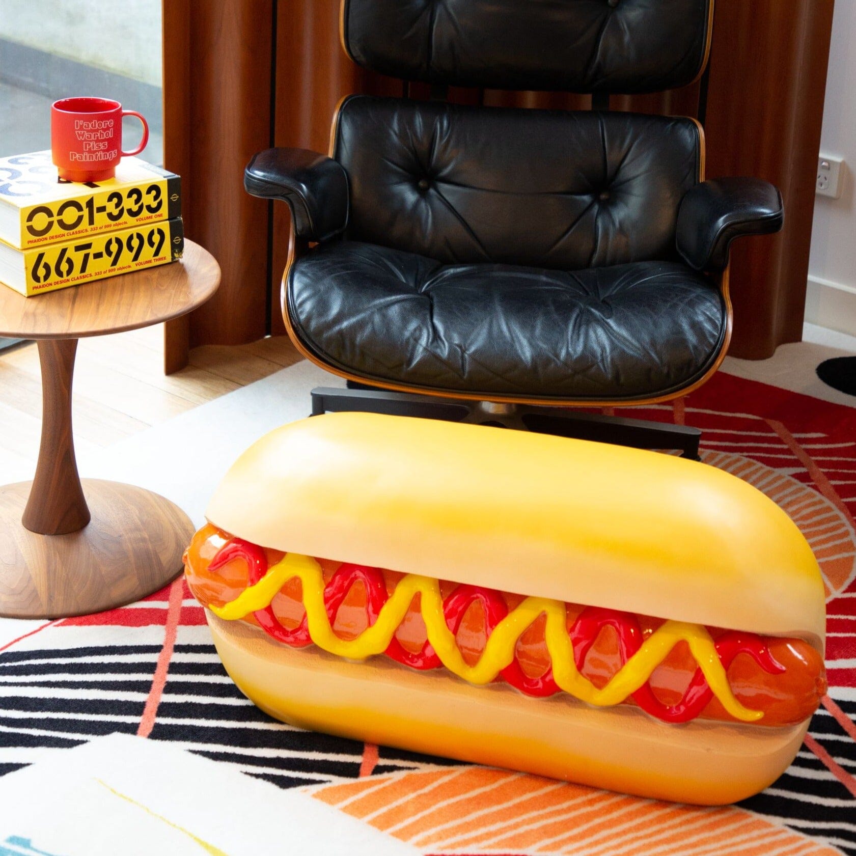 Giant Hotdog Stool - Third Drawer Down