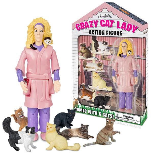 Crazy Cat Lady Action Figure Toys and Games William Valentine Collection