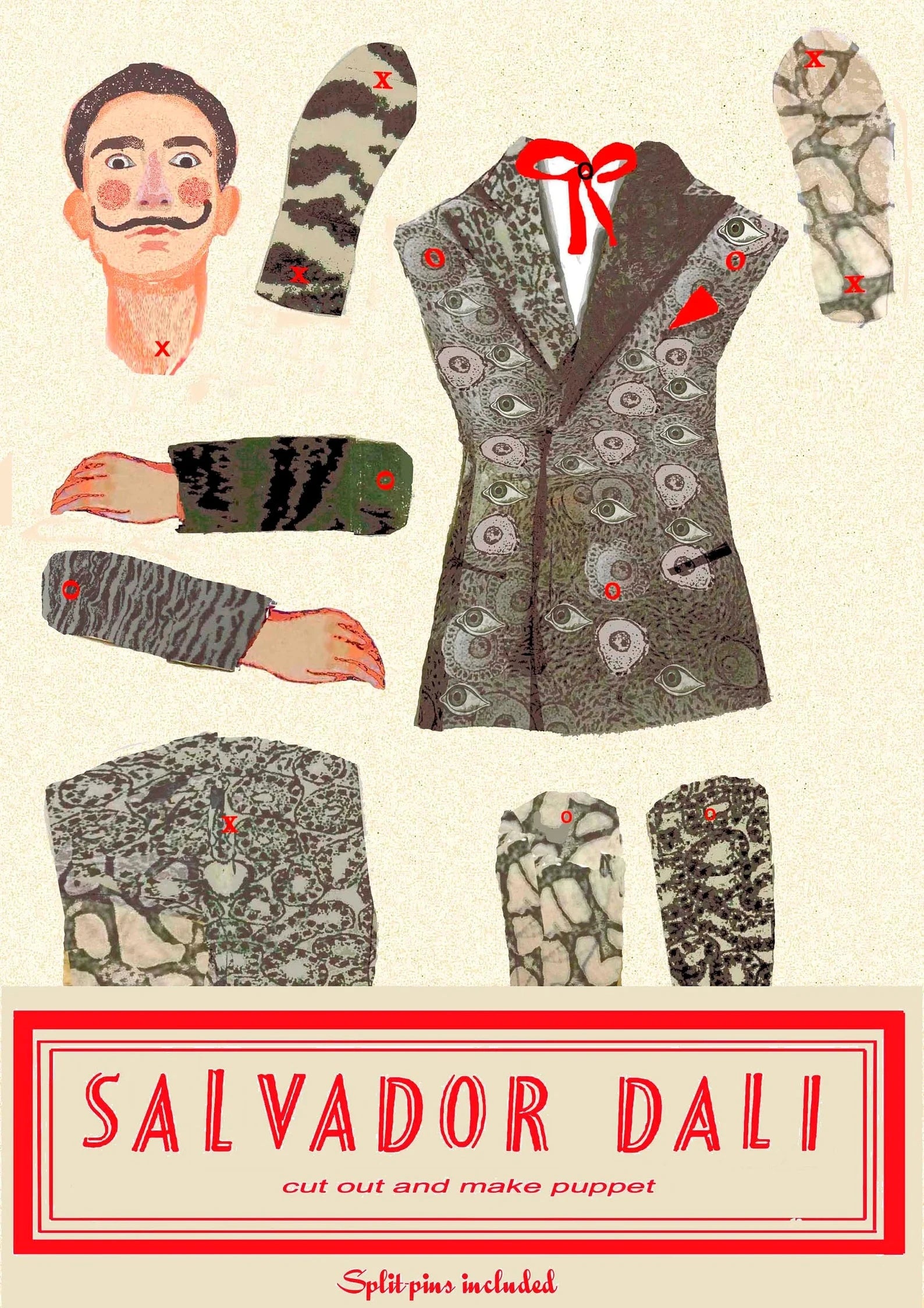 Salvador Dali Cut and Make Puppet - Third Drawer Down