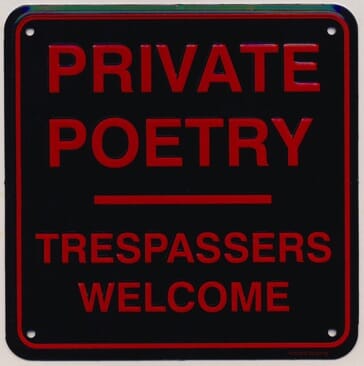 Private Poetry x Richard Tipping - Third Drawer Down