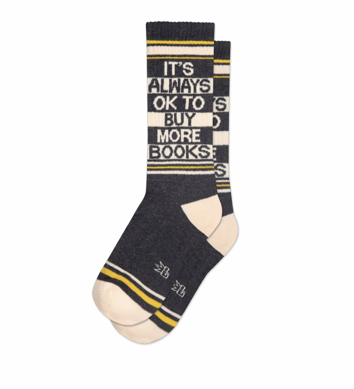 It's Always OK to Buy More Books Gym Socks x Gumball Poodle - Third Drawer Down