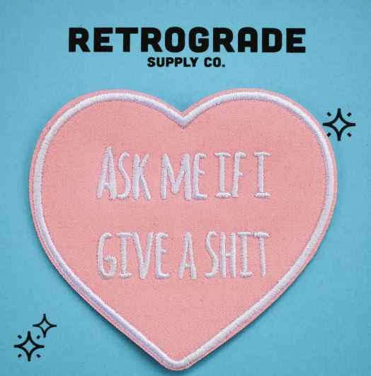 Ask Me Embroidered Patch x Retrograde Supply Co. - Third Drawer Down