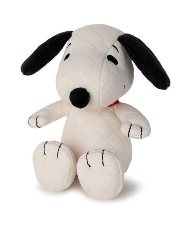 Snoopy Quilted Jersey Cream in Giftbox 17cm - Third Drawer Down