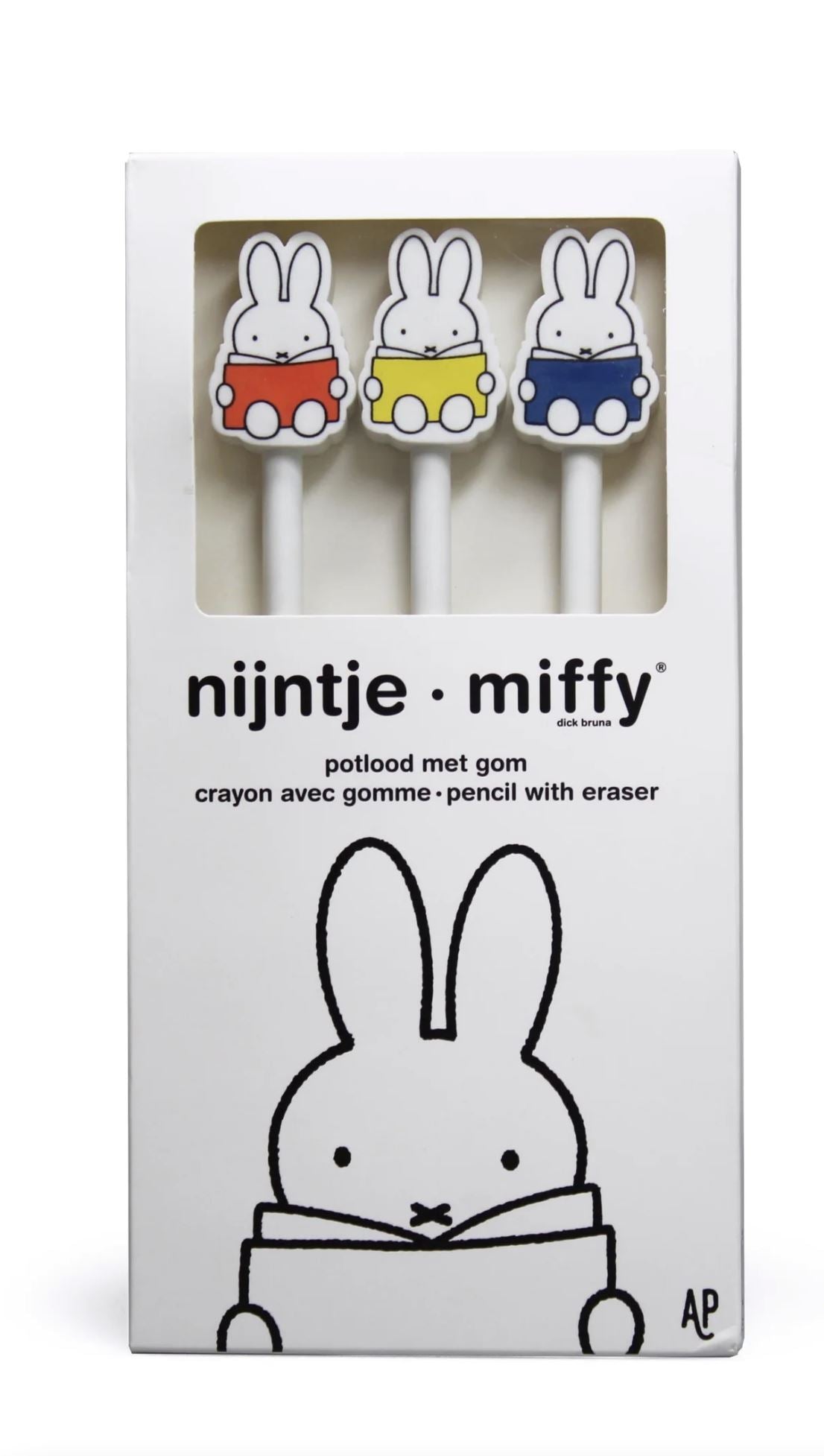 Miffy Reads Pencil Set of 3 - Third Drawer Down
