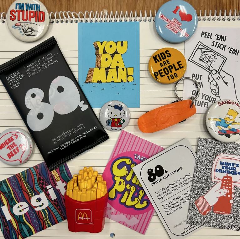 1980s Sticker Pack x Three Potato Four - Third Drawer Down