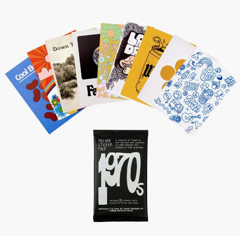 1970s Sticker Pack x Three Potato Four - Third Drawer Down