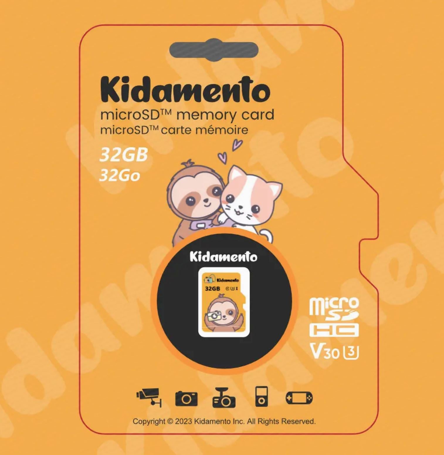 MicroSD Memory Card x Kidamento Kids Cameras - Third Drawer Down