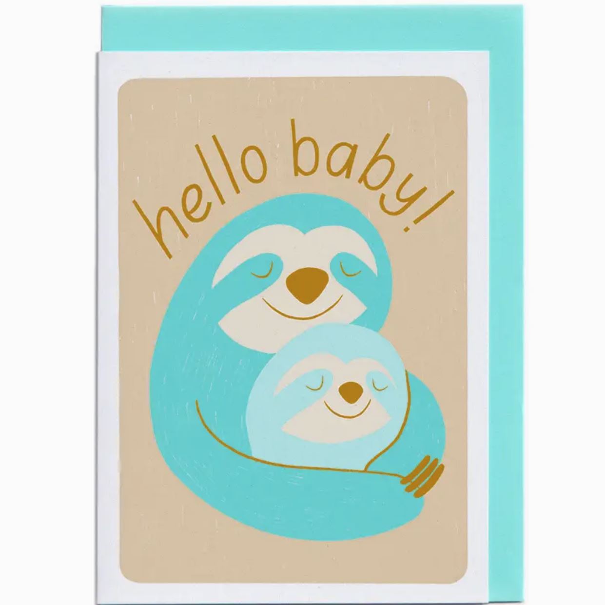 Hello Baby Card x Neighbourhood Press Gift Cards Neighbourhood Press 