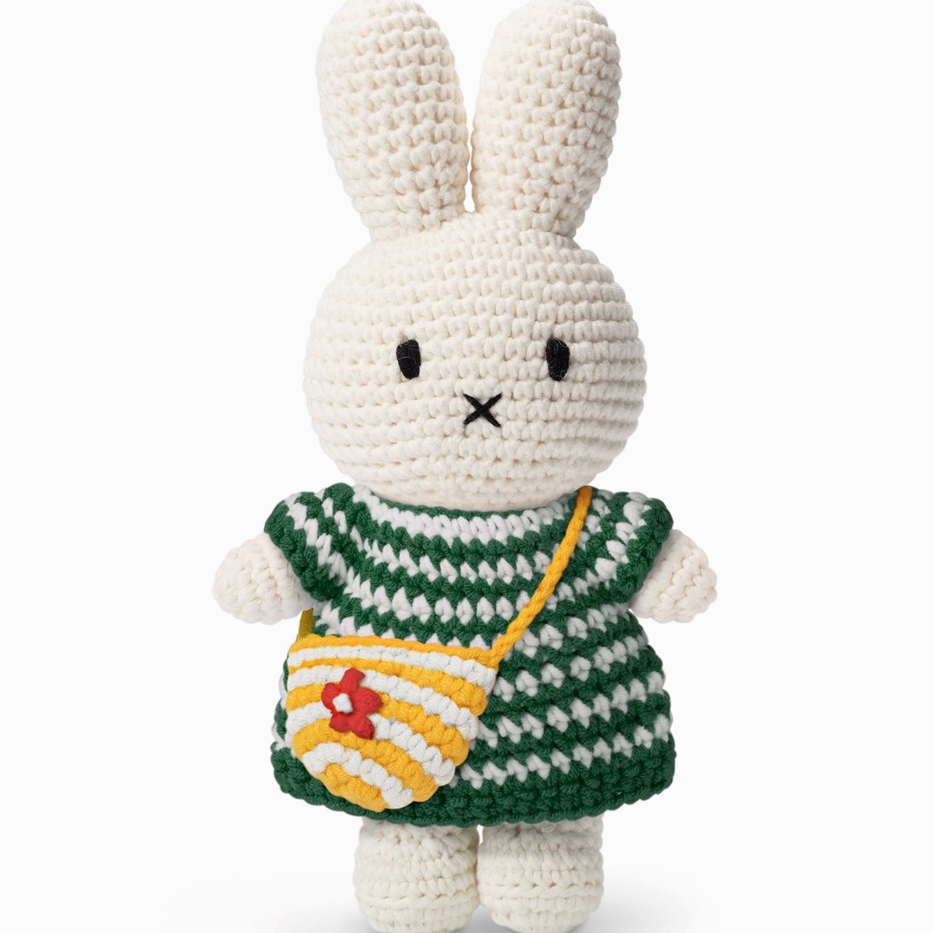Miffy and Her Striped Bag Handmade Crocheted Soft Toy - Third Drawer Down