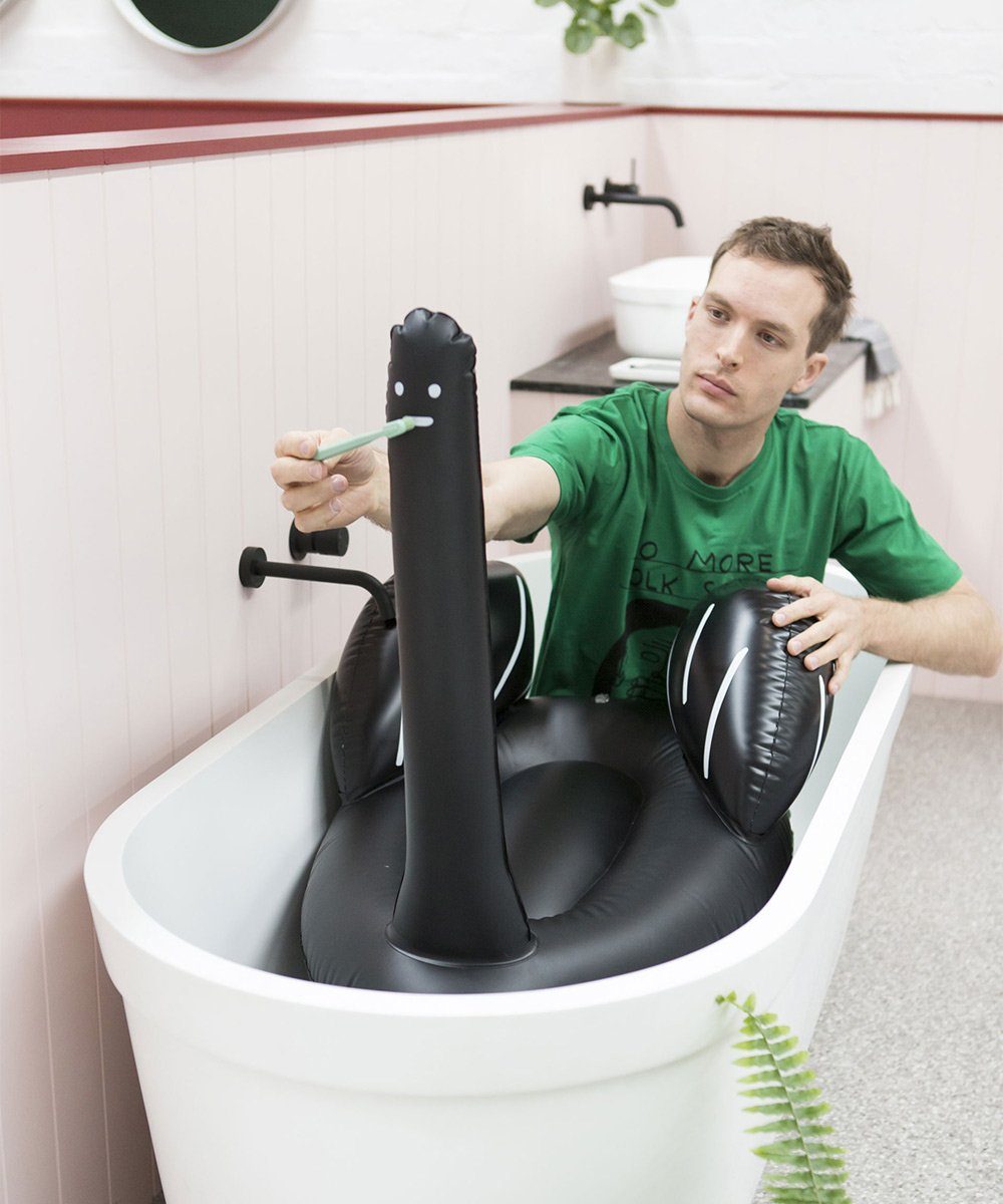 Ridiculous Inflatable Swan-Thing Black - Third Drawer Down