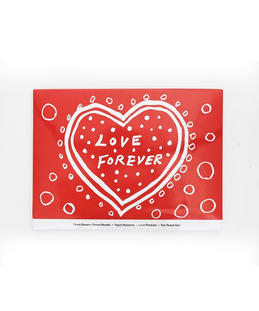 Love Forever Domestic Art Towel Set x Yayoi Kusama - Third Drawer Down