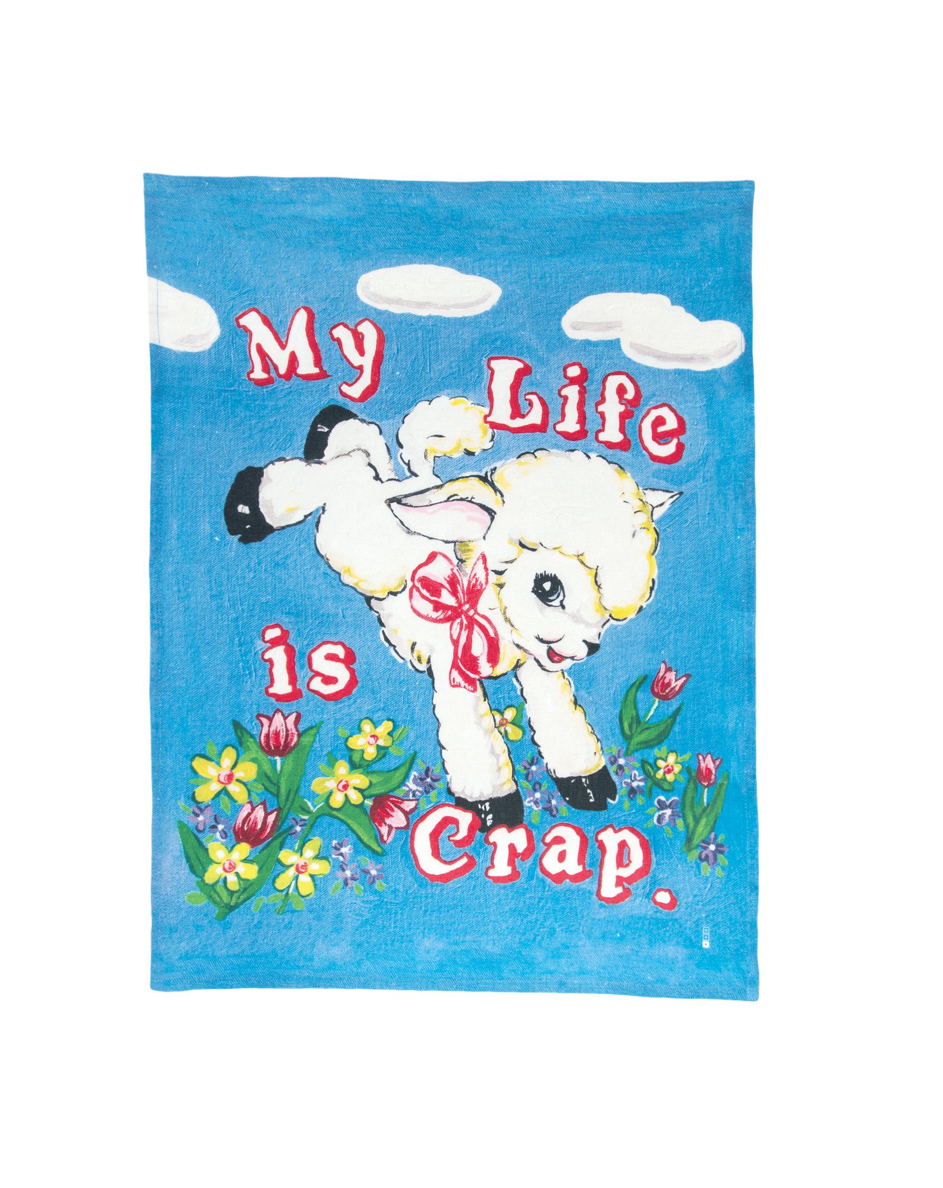 My Life Is Cr*p Tea Towel x Magda Archer - Third Drawer Down