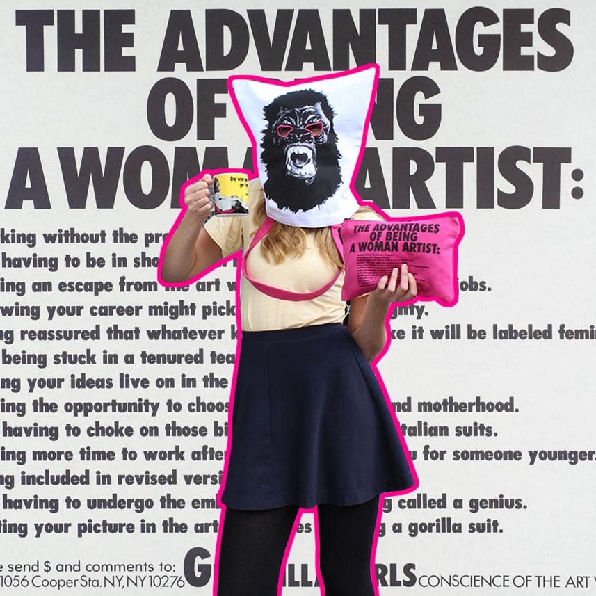 Gorilla Mask Tote Bag x Guerrilla Girls - Third Drawer Down