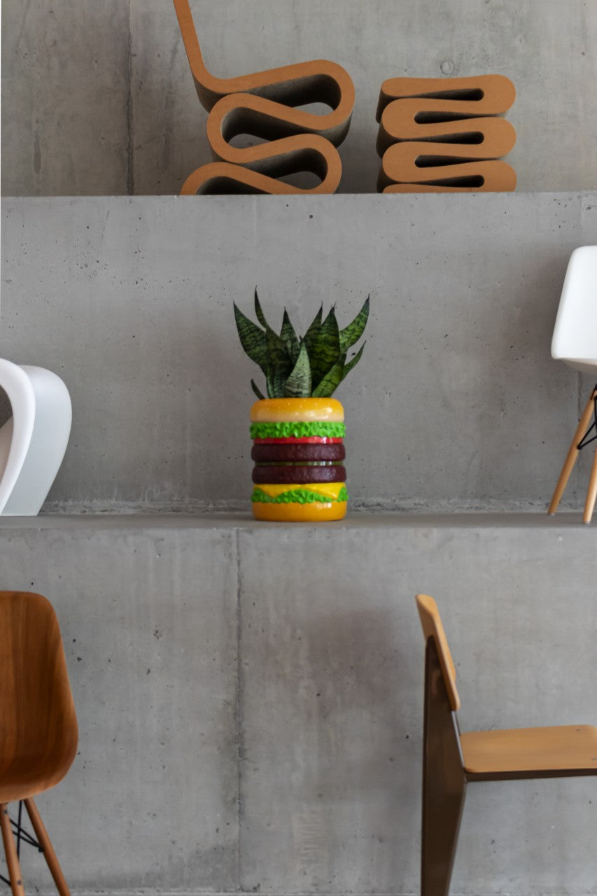 Giant Hamburger Planter - Third Drawer Down