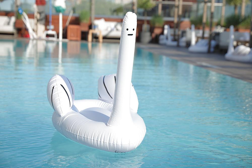 Ridiculous Inflatable Swan-Thing - Third Drawer Down