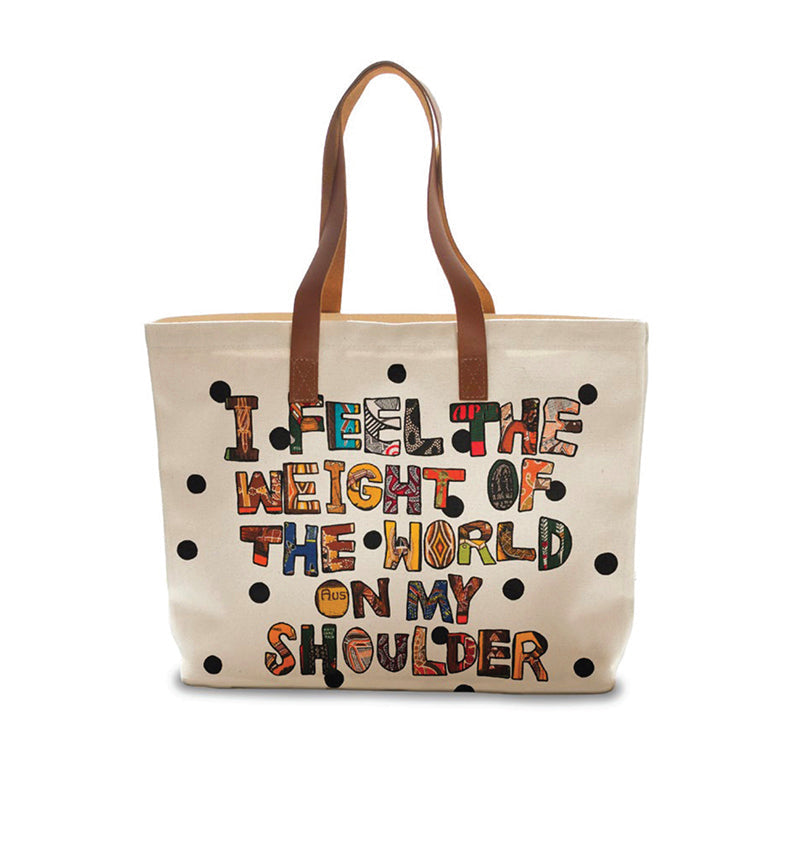 Weight Of The World Tote Bag x Tony Albert - Third Drawer Down