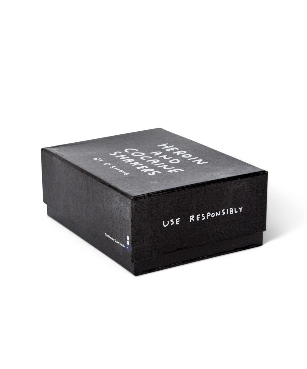 Cocaine & Heroin Salt and Pepper Shakers x David Shrigley - Third Drawer Down