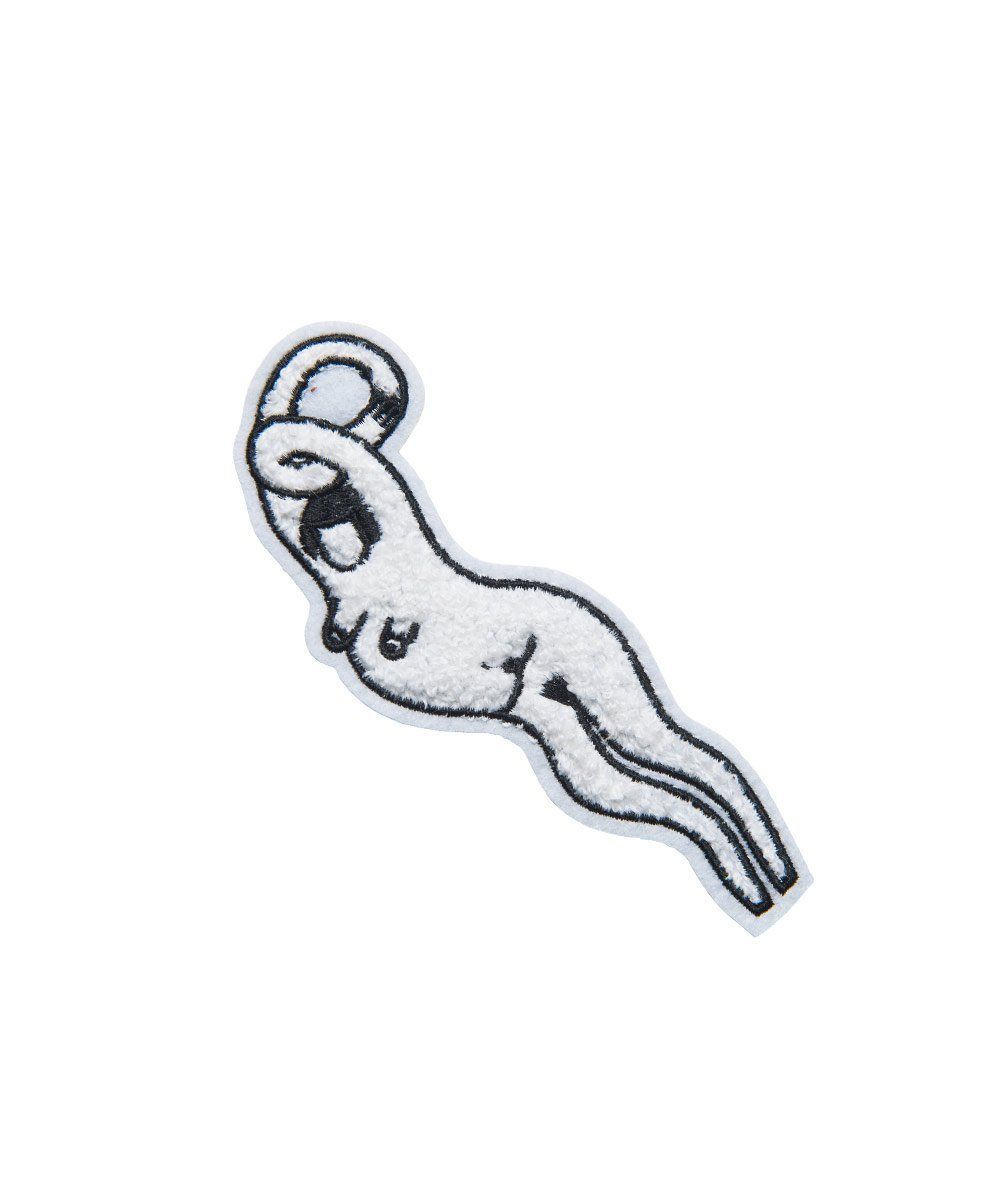 Flocked Naked Lady Patch x Frances Cannon - Third Drawer Down