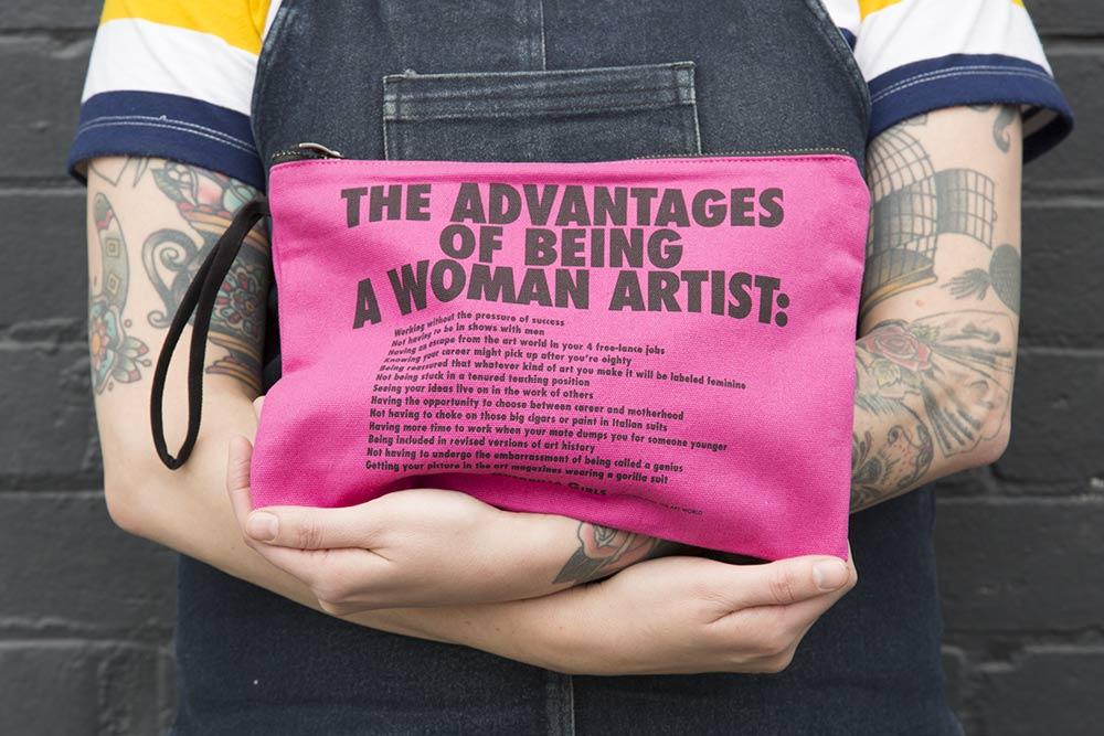 Advantages Of Being A Woman Artist Clutch x Guerrilla Girls - Third Drawer Down