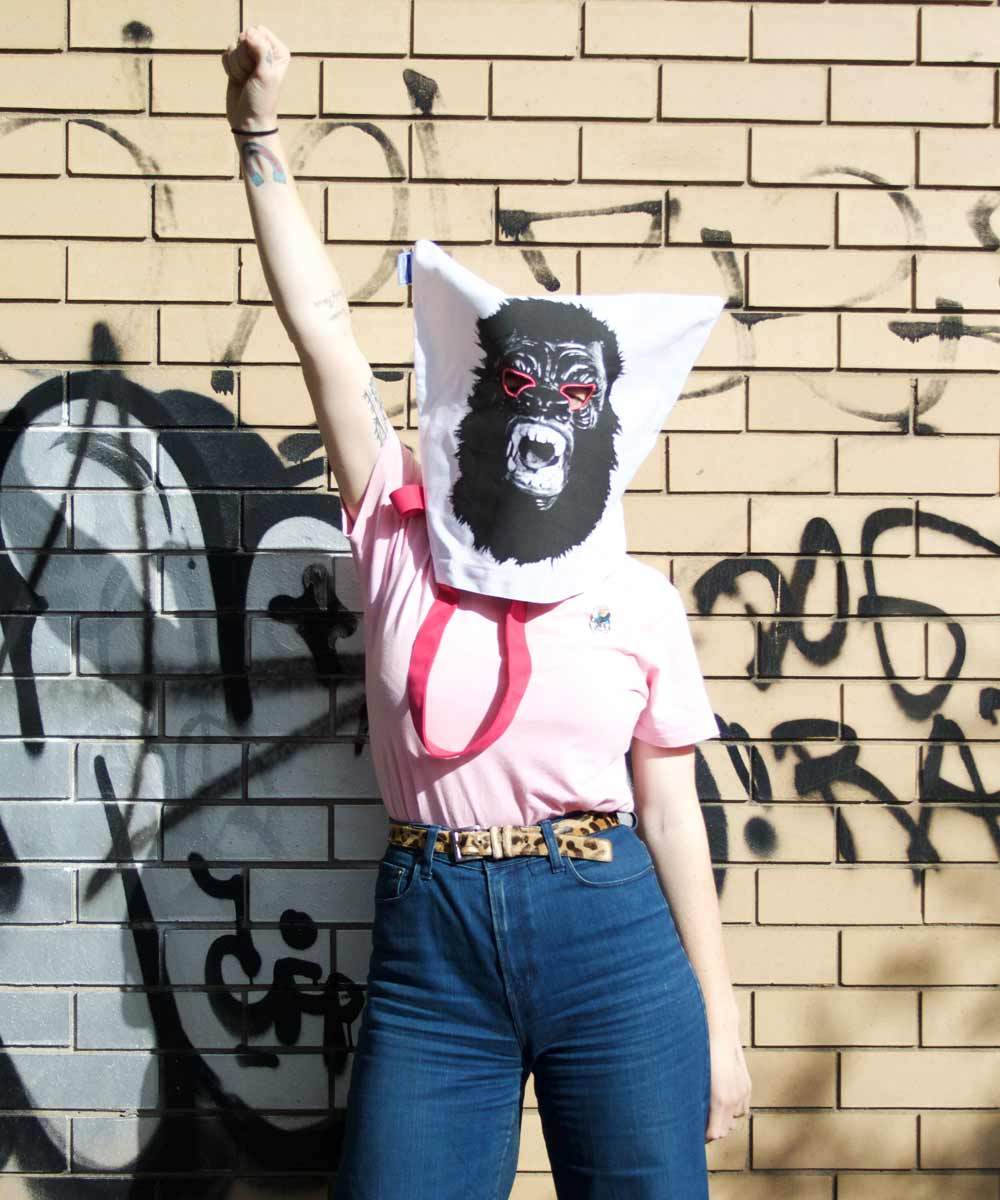 Gorilla Mask Tote Bag x Guerrilla Girls - Third Drawer Down