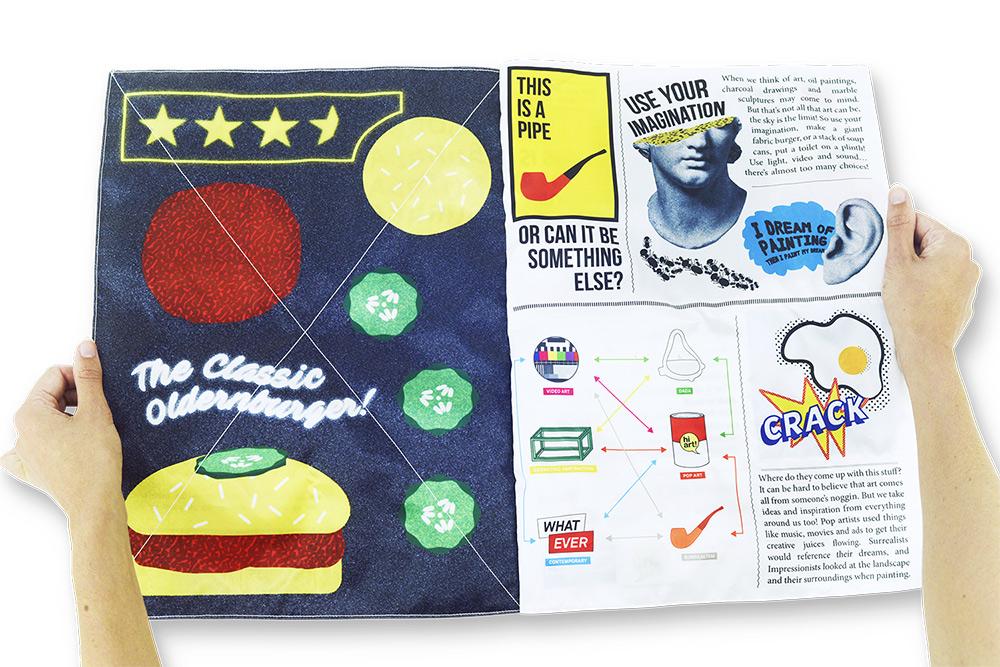 Fabric Toy Newspaper x Hi Art! - Third Drawer Down