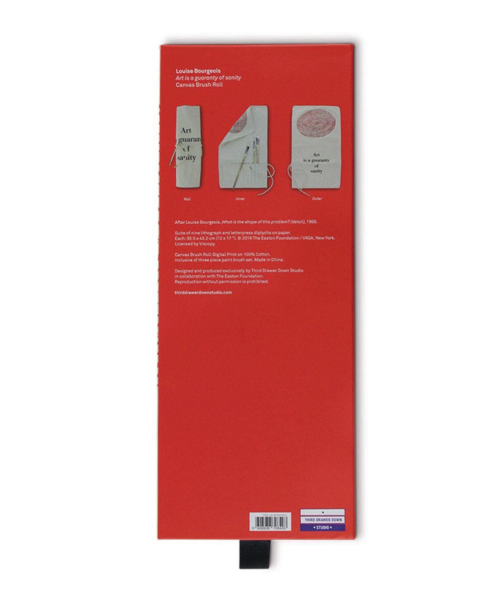 Artist's Brush Roll (Art is a Guaranty of Sanity ) x Louise Bourgeois - Third Drawer Down