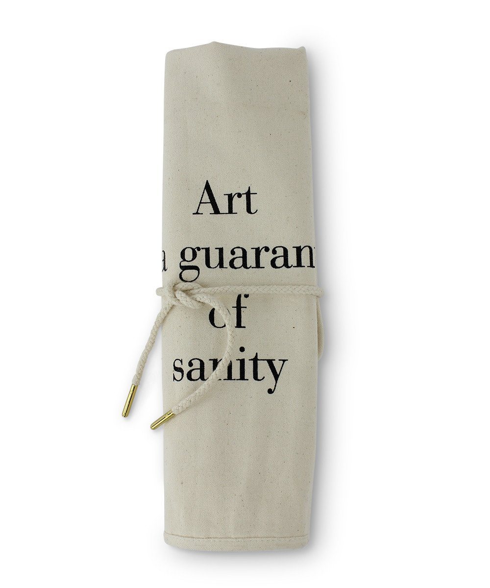 Artist's Brush Roll (Art is a Guaranty of Sanity ) x Louise Bourgeois - Third Drawer Down