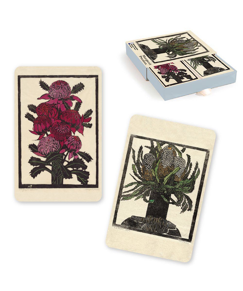 Waratah & Banksia Bridge Set x Margaret Preston - Third Drawer Down