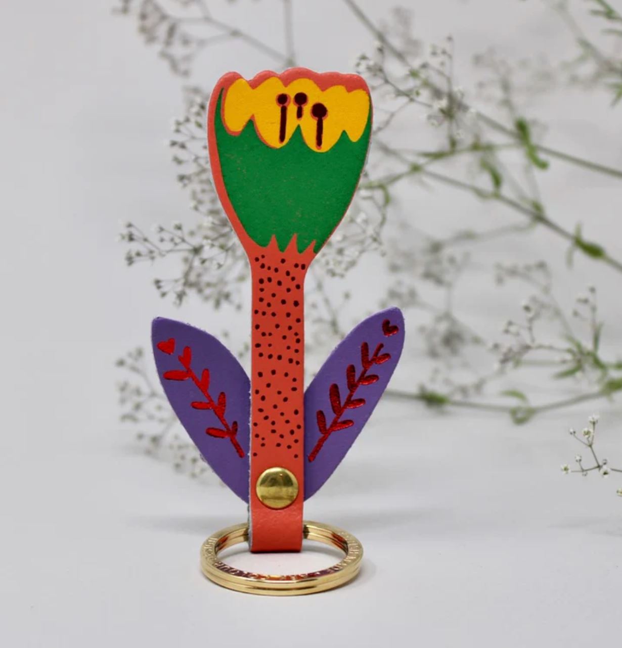 Tulip Key Fob x Ark (Coral) - Third Drawer Down