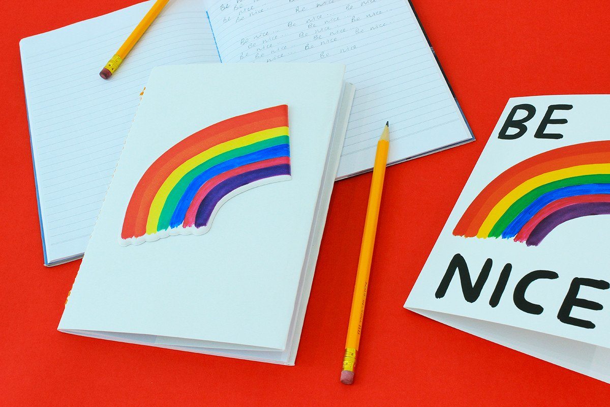 Bury Your Nuts Puffy Sticker Card x David Shrigley - Third Drawer Down