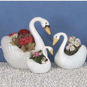 Swan Planter 3 Piece Set - Third Drawer Down
