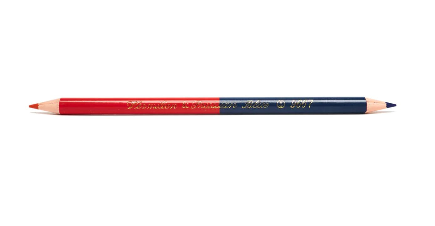 Kita-Boshi Vermillion & Prussian Blue - 12 Pencil Set - Third Drawer Down
